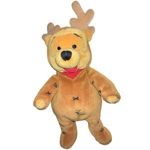 Disney Winnie The Pooh “REINDEER POOH” - 8" Plush Stuffed Animal